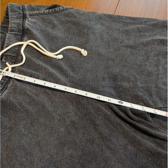 Z Supply Gray Hunter Knit Denim High-rise Wide Leg Pants, size XL - Picture 5 of 8